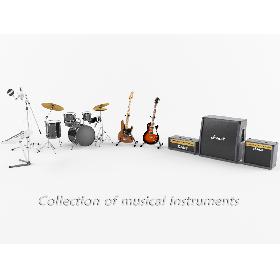 3D Musical Instruments model
